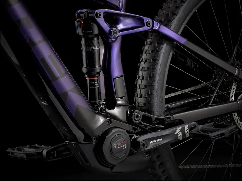 Trek Rail 5 SX 625 29er Electric Bike 2021 Purple Flip/Trek Black-5